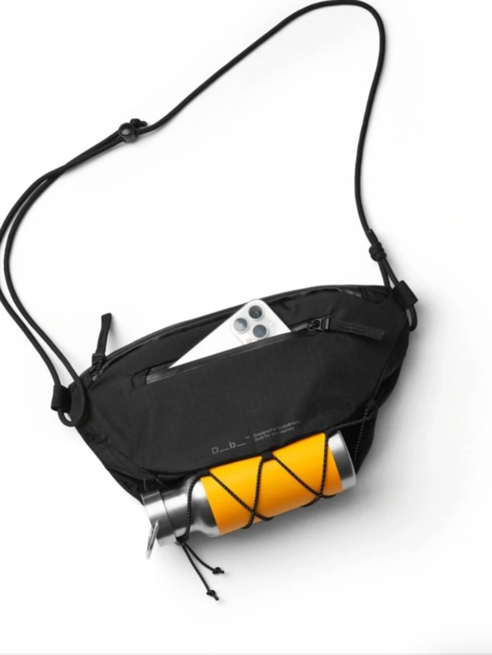 DB Journey Roamer Pro Sling Bag 6L Black Out NWT NEW WITH TAGS - Picture 3 of 12